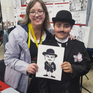 Charlie Chaplain cosplay Saskatoon Comic Expo