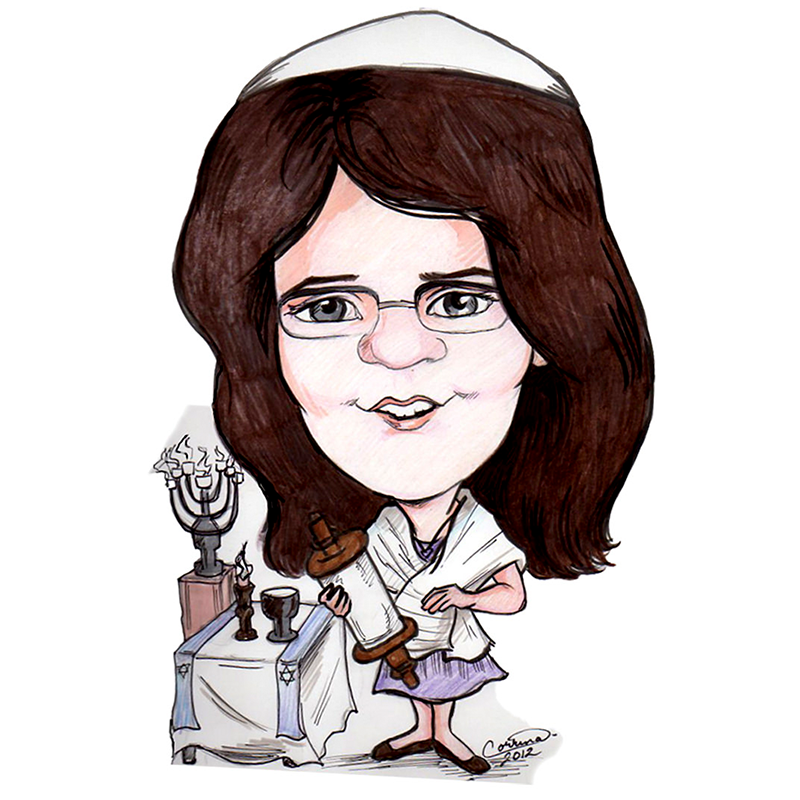 bat-mitzvah-custom-art-caricature