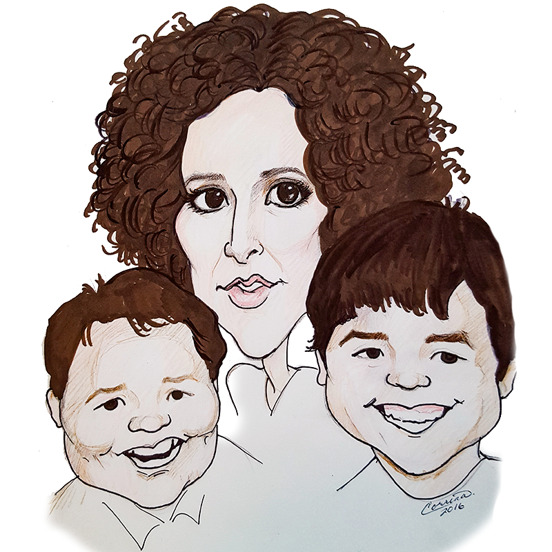 mother-and-sons-custom-portrait-drawing-painting