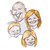 custom-caricatures-family-portrait-drawings-saskatoon-saskatchewan